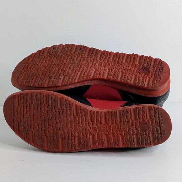 Arche Barssy Chelsea Bootie 38 Black Red Leather Made in France Comfort 7.5-8 - Picture 9 of 13